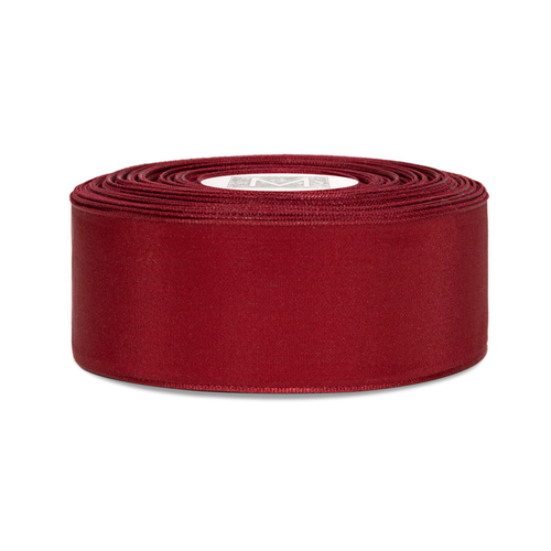 NEW! 1 3/5” Luxe Ribbon – Red Leather