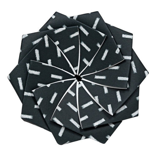 Extra Large Japanese Paper Gift Box Black/Chalk 