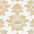 Gift Wrap - Pineapple - Gold on White