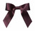 French Double Faced Satin Ribbon - Black Cherry
