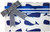 Gift Wrap - Whale - White/Navy
