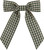 Checked Taffeta Ribbon - Cream/Hunter