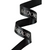 Custom Printing on Double Faced Satin Ribbon - Black