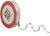 Dark Grey ink Elephant on Bone Ribbon - Double Faced Satin Symbols
