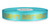 Gold Dots "Happy Birthday" on Aquamarine Ribbon - Double Faced Satin Sayings