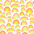 Rainbows Cream Red/Orange/Yellow/Green Metallic Gift Wrap