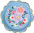 Bright Floral Large Plates