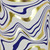 Marble Cream Navy/Gold Foil 