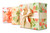 Peaches Peach/Salmon/Green/Gold Foil Gift Wrap