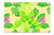 Tropics Peach/Green/Pink Neon Gift Wrap