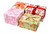 Bows Cream/Red/Gold Metallic Gift Wrap