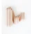 Striped Cotton - Blush/Rose Gold