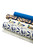 Ducks In A Row Cream/Green/Blue/Yellow/Gold Foil Gift Wrap