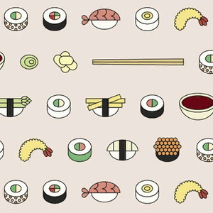 Sushi Box Gift Wrap - Midori Retail