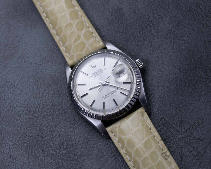 The Perfect Match with a Genuine Alligator Cream Strap - CNS