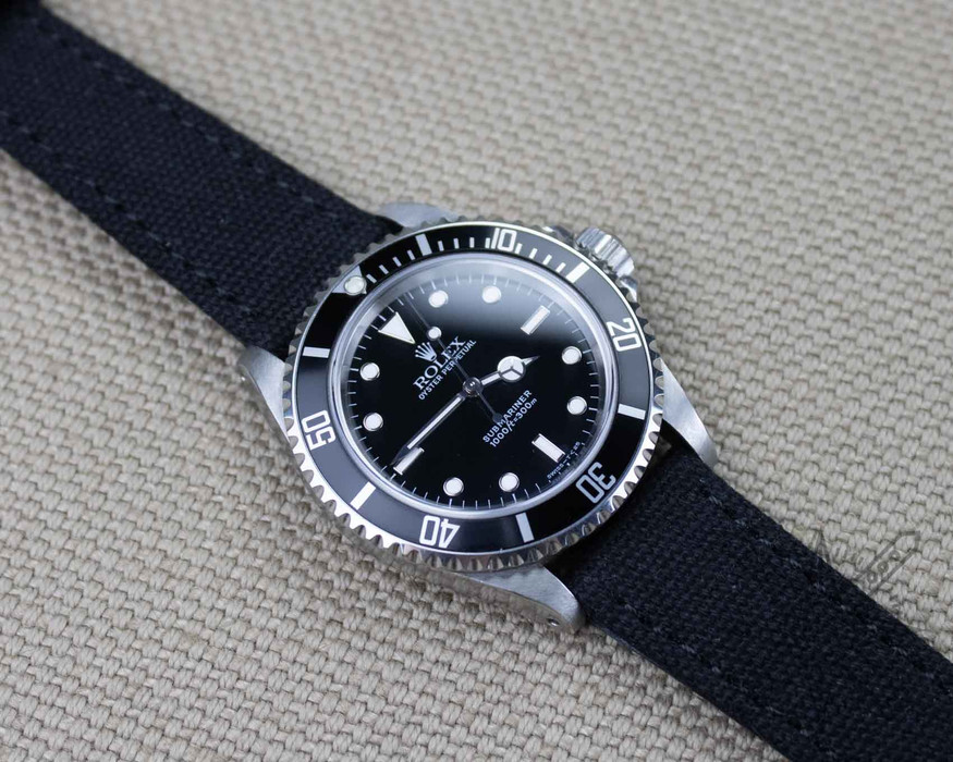 Rugged Elegance: The Caballero Black Watch Strap by CNS