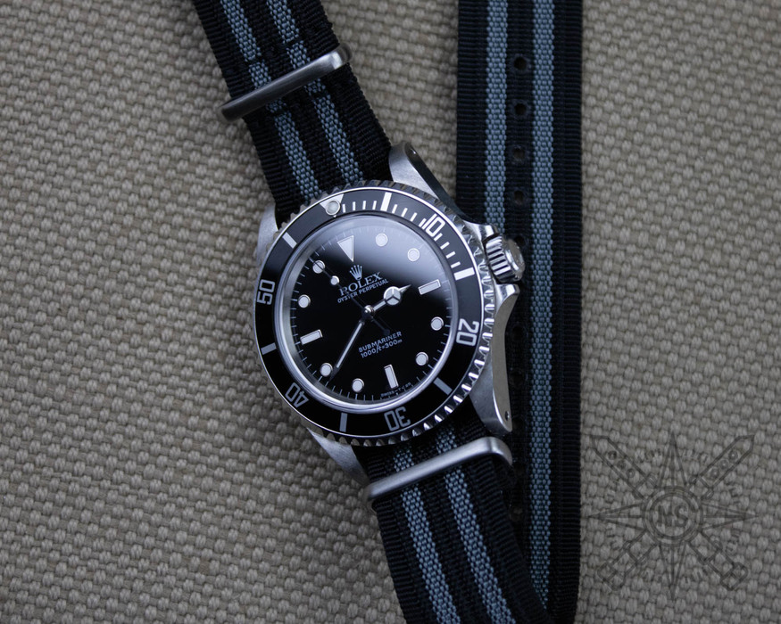 Discover the New Ribbed James Bond Nylon Strap by CNS Watch Bands