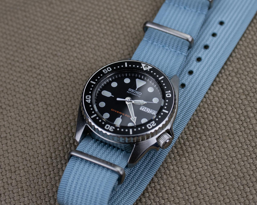CNS Nordic Blue Ribbed Strap: Military-Grade Reliability and Style