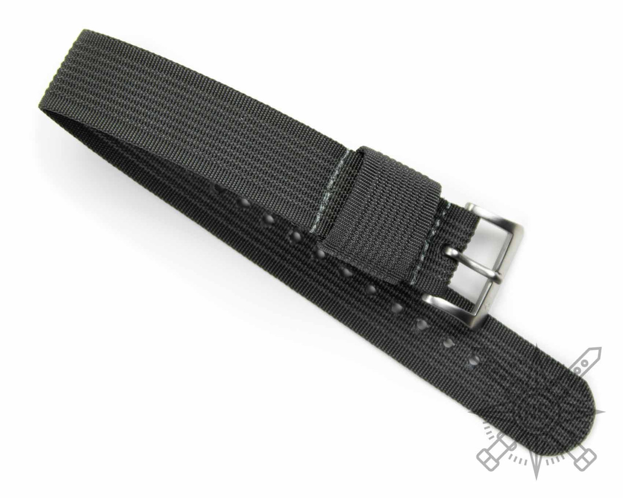 Ribbed RAF Watch Strap – Anthracite | CNS
