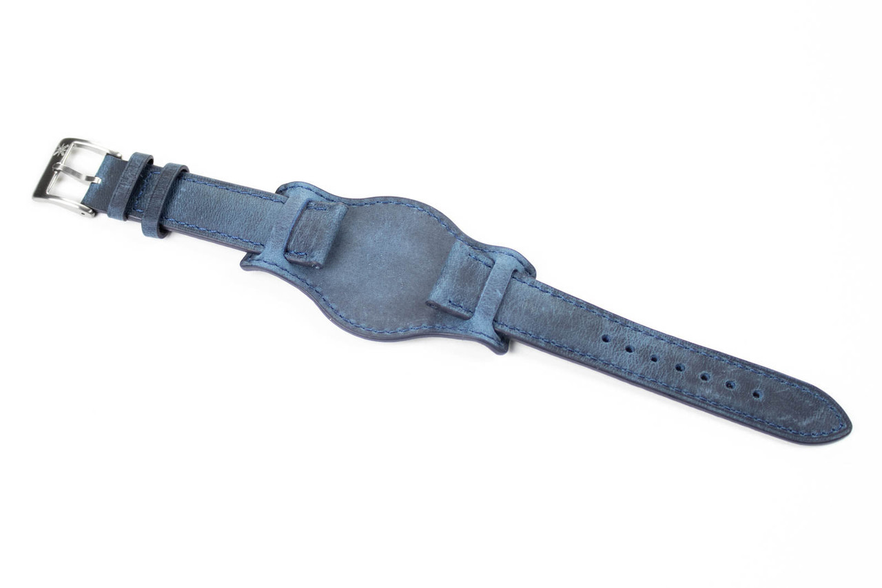 Leather Military Bund Strap | DASSARI