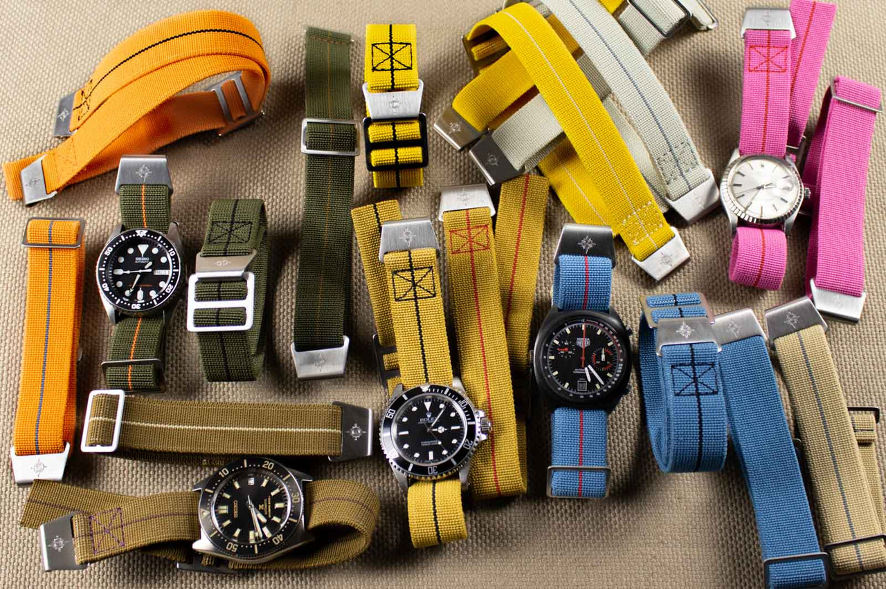 Paratrooper Watch Strap Yellow and Black � Tactical Style