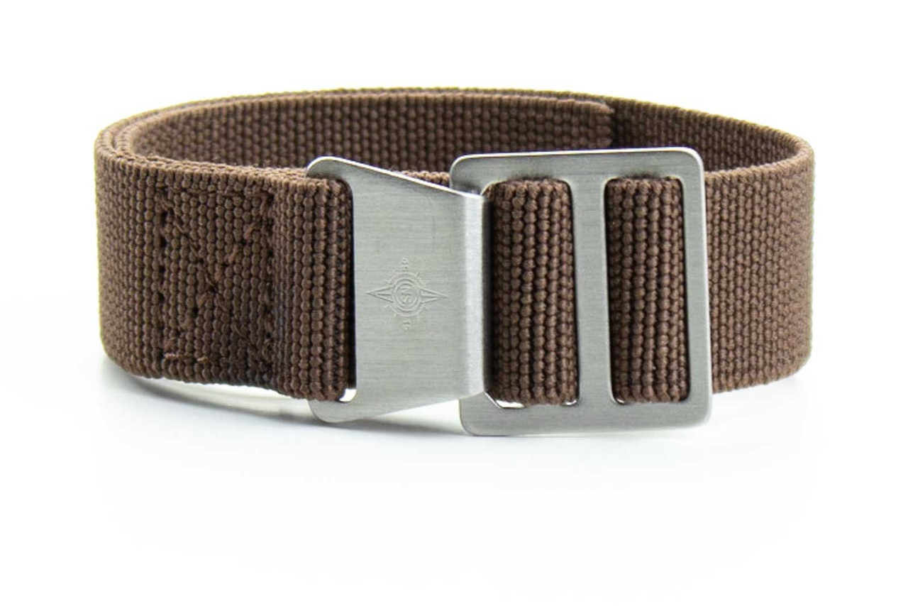 Paratrooper Watch Strap Brown – Classic Military Fit