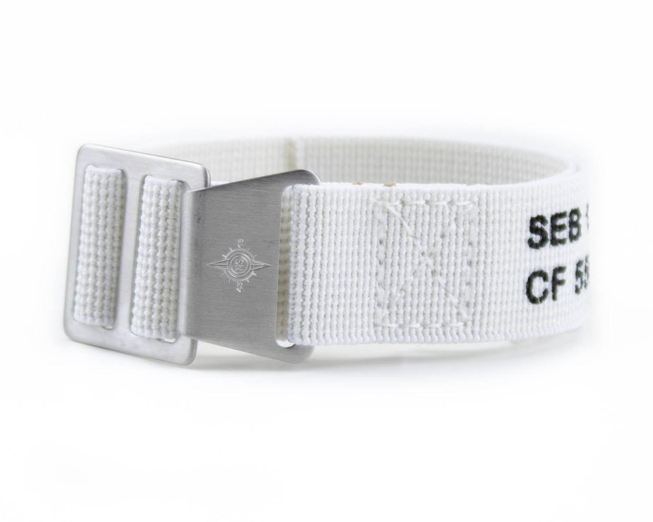 Paratrooper Watch Strap White Coded – Clean Tactical Look