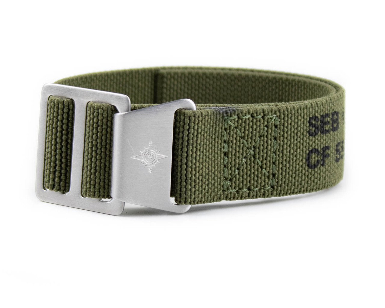 Paratrooper Watch Strap Khaki Green Coded