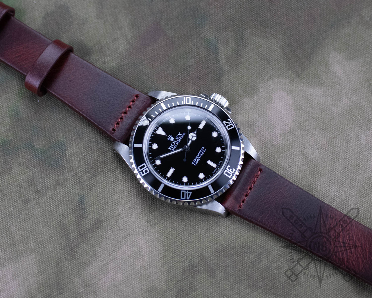 Burgundy Leather Watch Band – Heritage Classic Style