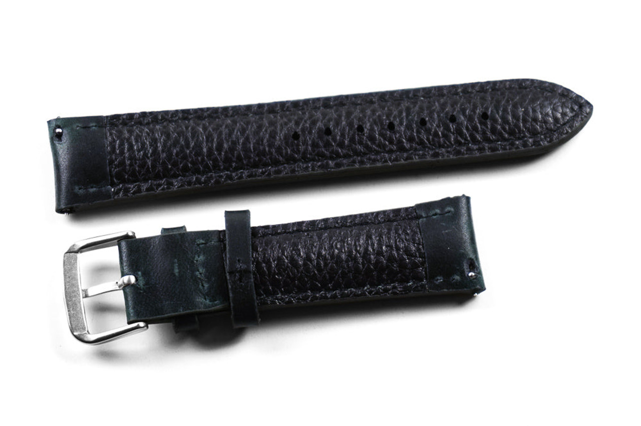 Buy Padded Classic Dark Petrol with white stitching | CNS Watch Bands