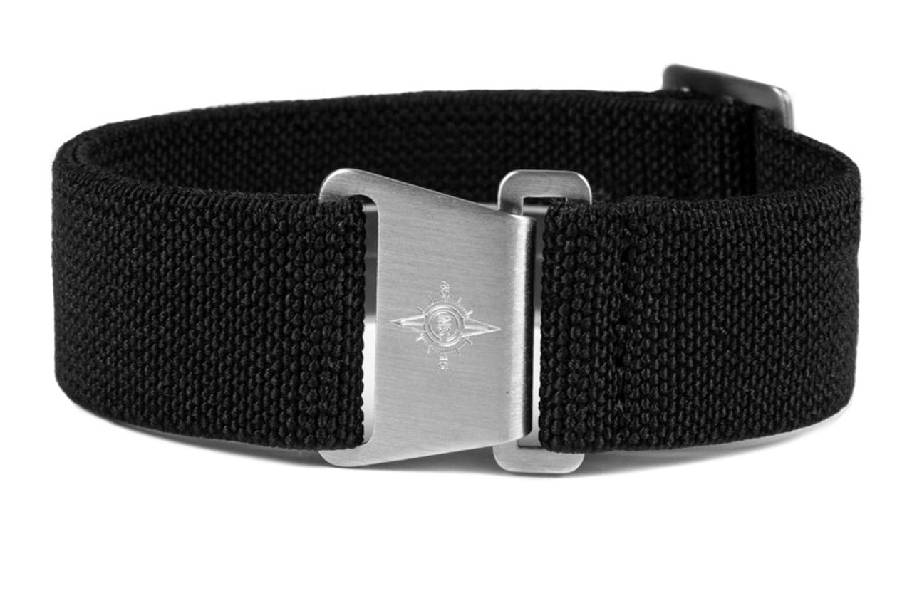 Buy Marine Nationale Strap Black | CNS Watch Bands