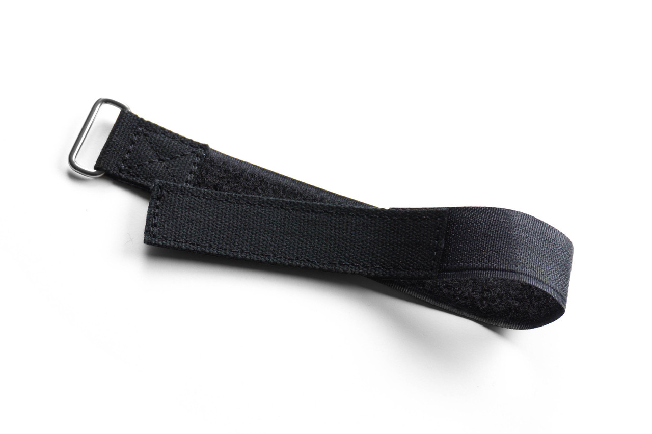 black canvas strap