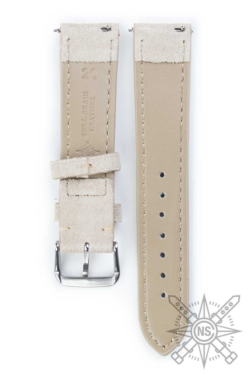 worldsend classics リストバンド　スウェード Sand Suede Watch Band – Classic Soft Vintage Strap