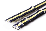 CNS Watch Bands Standard Strap Standard Strap Navy and Yellow