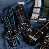 CNS Watch Bands New Deluxe strap Deluxe Strap "The Aquamarine"