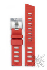 red rubber watch band