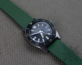 Customizeable Tropical style rubber watch strap Customizeable Tropical style rubber watch strap