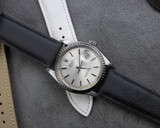 Sailcloth watch strap Anthracite on a Rolex Datejust Sailcloth watch strap Anthracite on a Rolex Datejust