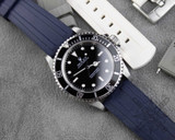 HNBR Rubber Watch Strap Navy blue on a Rolex Submariner HNBR Rubber Watch Strap Navy blue on a Rolex Submariner