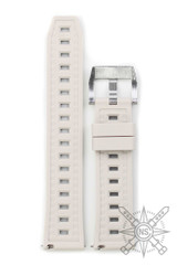 Gray silicone watch strap