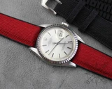 Red cordura watch strap