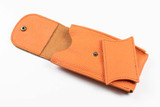 Kvarnsjö Leather Watch Pouch One size Watch Pouch Pebble Orange