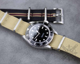 CNS Watch Bands Ribbed Straps Ribbed strap Sand CNS Watch Bands Ribbed Straps Ribbed strap Sand
