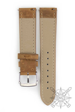 Classic Oiled Tobacco Leather Watch Band – Rustic Charm