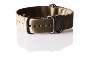 CNS Watch Bands PVD Z strap 5-ring Khaki