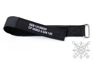 NASA Strap Black Canvas Coded