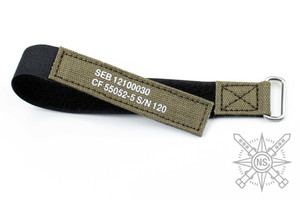 Khaki Green NASA strap in canvas and velcro