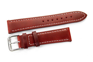 Kvarnsjö Leather Classic Watch band Oxblood