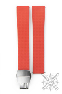 Customizeable Tropical style rubber watch strap Customizeable Tropical style rubber watch strap