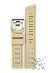 Sand rubber diver watch strap